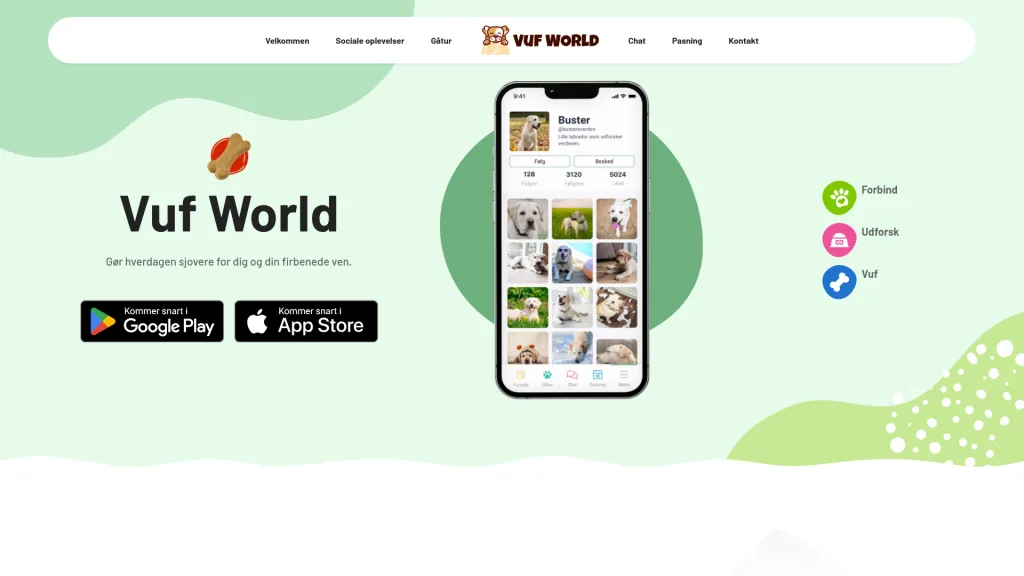 Vuf World — Mobilt fællesskab · Lifestyle